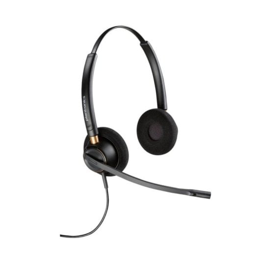 Casque Poly Quick Disconnect câblé Binaural, Connectivité USB-A et USB-C, 54.6g
