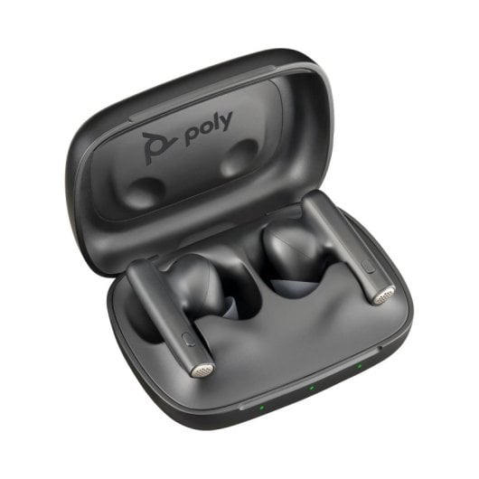 Étui de charge noir Poly pour Voyager Free 60 UC - Solution de mobilité et de sécurité