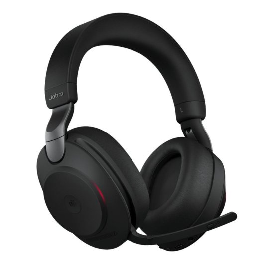 Auriculares Jabra inalámbricos Bluetooth con Cancelación de Ruido, Micrófono y Negro