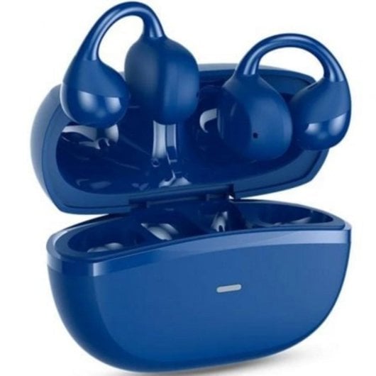 SPC Boost Clip Auriculares Open-Ear Sem Fios Bluetooth 5.4 com ENC e Resistência IPX5 Azuis