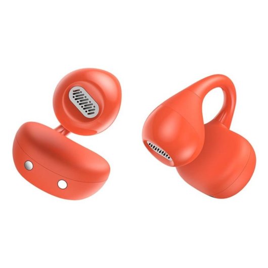 Auriculares SPC Boost Clip sem fios Bluetooth 5.4 Open-Ear com microfone e ENC vermelho