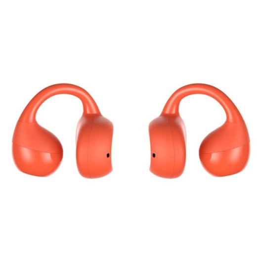 Auriculares SPC Boost Clip sem fios Bluetooth 5.4 Open-Ear com microfone e ENC vermelho