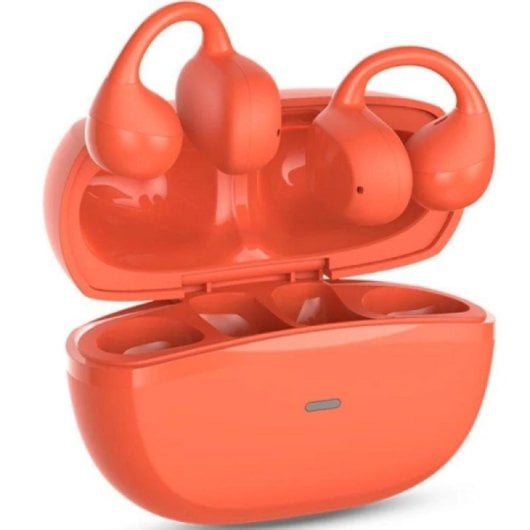 SPC Boost Clip Auriculares Open-ear Sem Fios Bluetooth 5.4 True Wireless com Microfone e ENC Vermelhos
