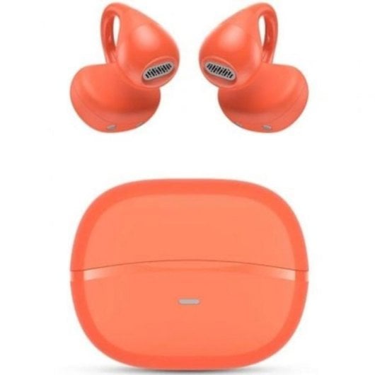 SPC Boost Clip Auriculares Open-ear Sem Fios Bluetooth 5.4 True Wireless com Microfone e ENC Vermelhos