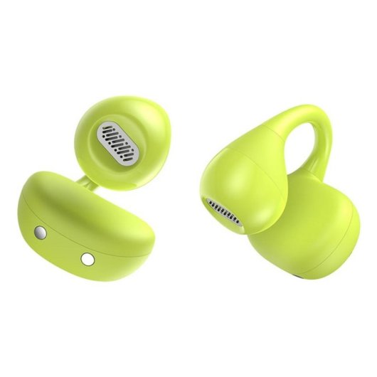 Auriculares SPC Boost Clip sem fios Bluetooth 5.4 Open-Ear com microfone ENC e IPX5 Verde