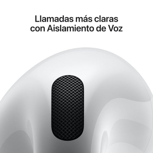 Auriculares Apple AirPods 4 inalámbricos Bluetooth 5.3 Llamadas/Musica IP54 blancos