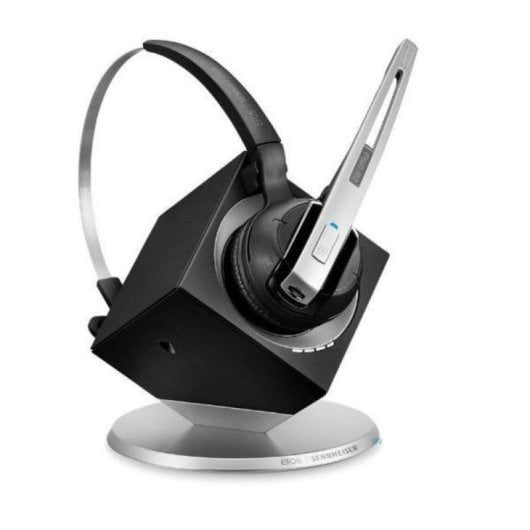 Auriculares Epos con cable USB y micrófono integrado en color negro