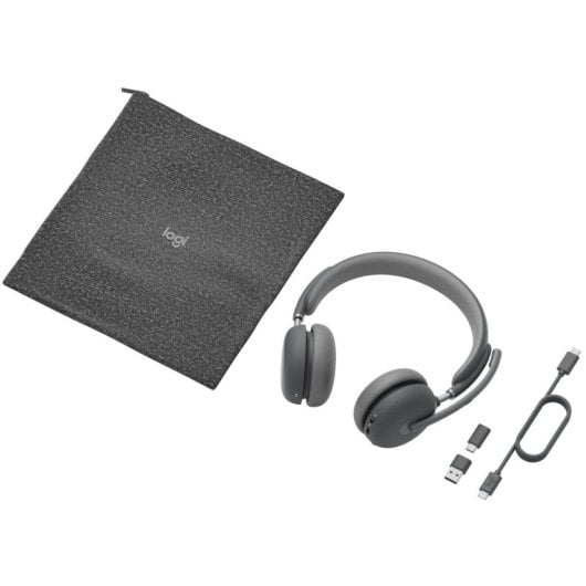 Auriculares Logitech inalámbricos Bluetooth 5.2 con Cancelación de Ruido y micrófono grafito