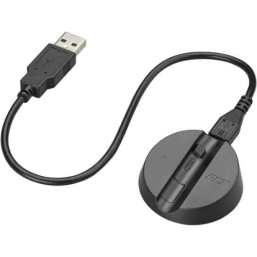 Soporte de carga Poly USB-C para Voyager 6200 recarga rápida negro
