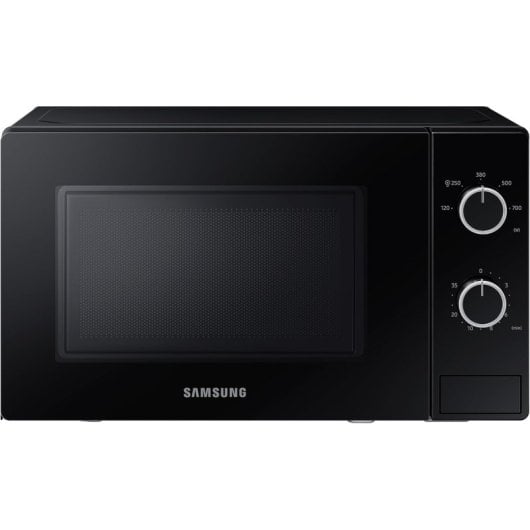Samsung MS20A3010AL/EG Mikrowelle 20 L 700 W Schwarz mit Drehteller und Auftaufunktion