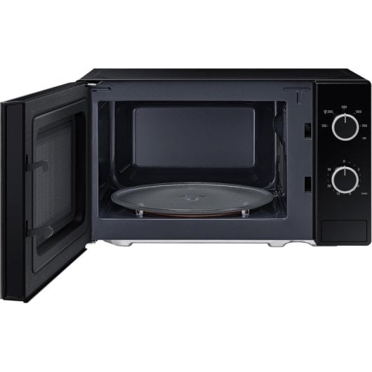 Samsung MS20A3010AL/EG Mikrowelle 20 L 700 W Schwarz mit Drehteller und Auftaufunktion