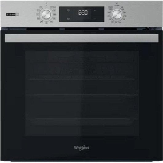 Horno eléctrico Whirlpool OMSR58RU1SX 71L Inox con Cook3 y Steam+