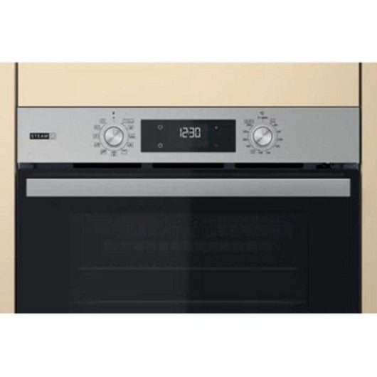 Horno eléctrico Whirlpool OMSR58RU1SX 71L Inox con Cook3 y Steam+