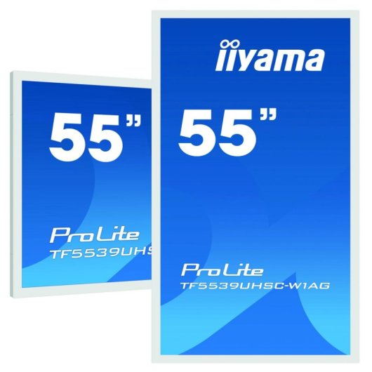 iiyama ProLite TF5539UHSC-W1AG, 55", 4K Ultra HD, Écran Tactile, LED, Blanc