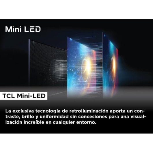 TCL C84 75C845 75" QLED Mini LED 4K Ultra HD 144Hz Smart TV Google TV HDR10+ FreeSync