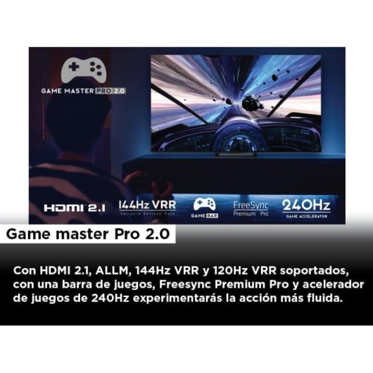 TCL C84 75C845 75" QLED Mini LED 4K Ultra HD 144Hz Smart TV Google TV HDR10+ FreeSync