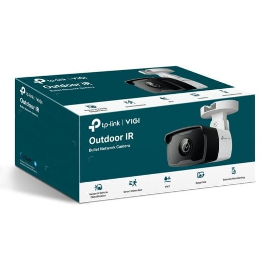 4MP Außen-IP-Kamera VIGI C340I, 6mm Linse, PoE & 12V DC, Bullet, IP67 Schutz