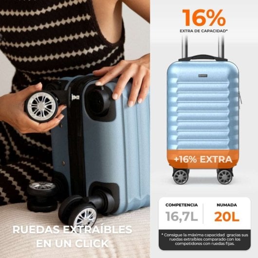 Numada Upfly Underseat Maleta De Cabina Azul Marinoazul Marino