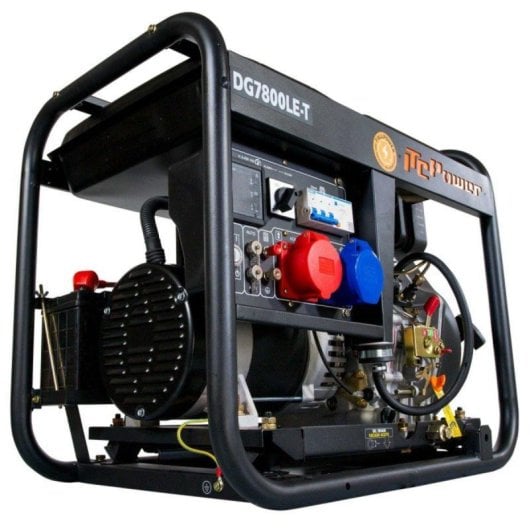 ITCPower Generador DG7800LET 7,5kVA Full Power 12HP Diésel