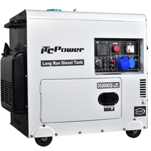 ITCPower Generador DG8000SE-LRS 6kW Silencioso Diesel