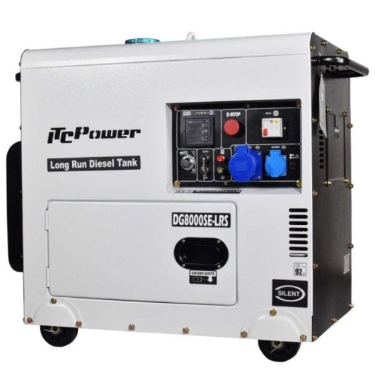 ITCPower Generador DG8000SE-LRS 6kW Silencioso Diesel