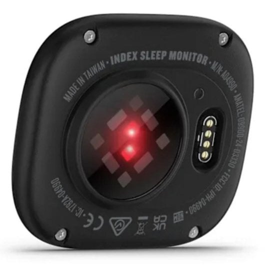 Garmin Index Sleep Monitor Schwarz 7 Tage Akku Herzfrequenz Sauerstoffsättigung Temperaturkontrolle