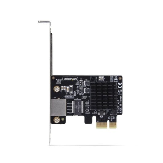 5G Ethernet PCI Express Netzwerkkarte Realtek RTL8126 5000 Mbit/s, Schwarz/Silber