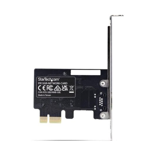 5G Ethernet PCI Express Netzwerkkarte Realtek RTL8126 5000 Mbit/s, Schwarz/Silber