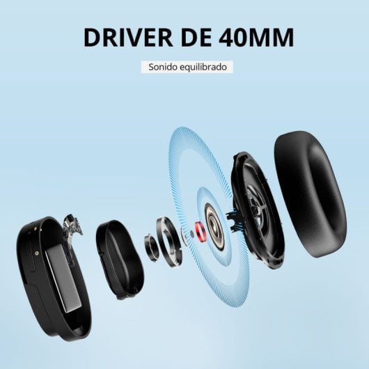 Edifier WH950NB 2025 Auriculares Diadema 40mm BT 5.4 Cancelación de Ruido Hi-Res 80h Batería Negros