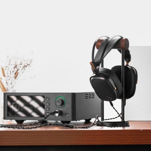 Auriculares Shanling con cable, color negro, sonido planar magnético