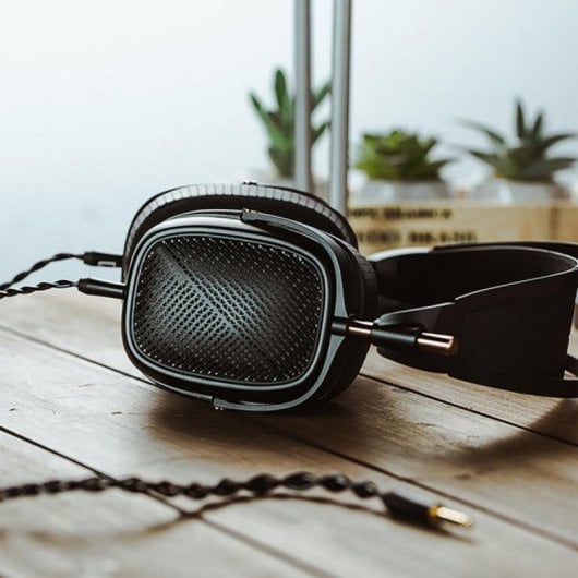 Auriculares Shanling con cable, color negro, sonido planar magnético