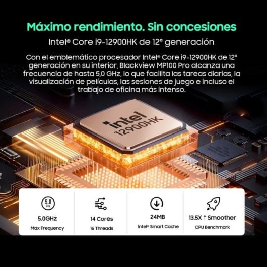 Blackview MP100 Pro Mini PC Intel i5-12450H 16GB 512GB SSD Win11 Pro
