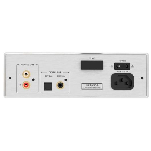 Leitor CD Shanling EC3 Bluetooth 5.0 DAC HiFi Compacto Prateado