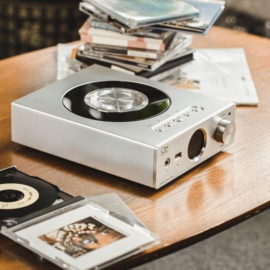 Leitor CD Shanling EC3 Bluetooth 5.0 DAC HiFi Compacto Prateado