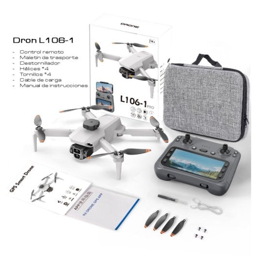 Dron con cámara y GPS l106-1