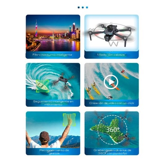 Dron con cámara y sensores de proximidad X2