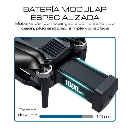 Dron con cámara y sensores de proximidad X2