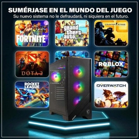 Hyper Byte Gen2 AMD Ryzen 7 5700G 16GB 1TB SSD Vega 8 Windows 11 Pro Refrigeracao Liquida