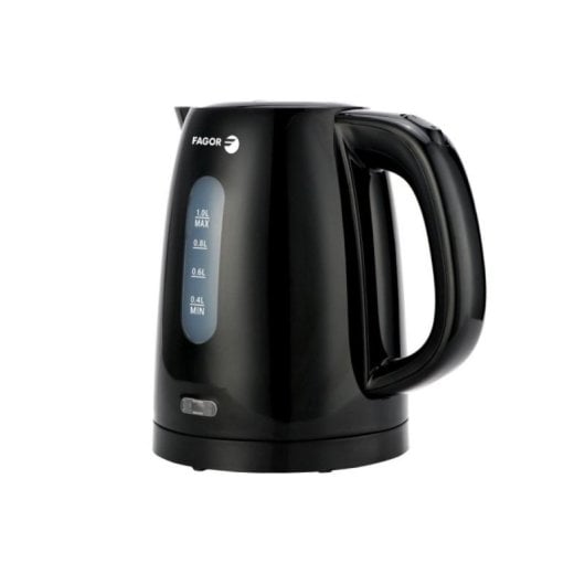 Wasserkocher Fagor Teya Noir 1 L 2200 W mit Abschaltautomatik