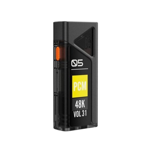 Dongle HiBy FC5 DAC mit OLED-Display, DSD512/PCM 768kHz, 125mW 3,5mm, 245mW 4,4mm