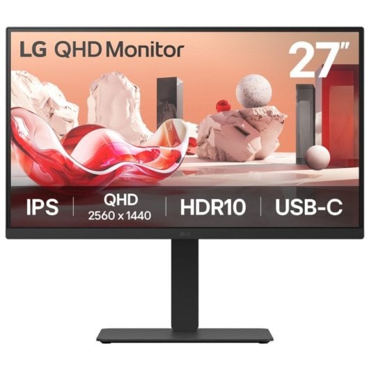 Moniteur LG 27" 2560x1440 100Hz IPS LED avec USB-Hub et Haut-parleurs
