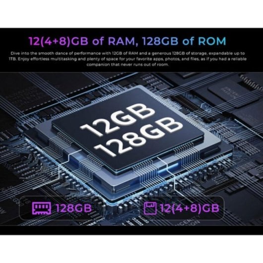 Smartphone HOTWAV Note 12 EF 4GB 128GB 4G Android 14 48MP GPS Huella OTG