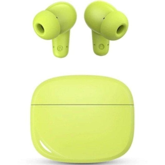 Auriculares SPC Boost Buds inalámbricos Bluetooth 5.4 mit Geräuschunterdrückung, Mikrofon und IPX4, Magnetic Lime