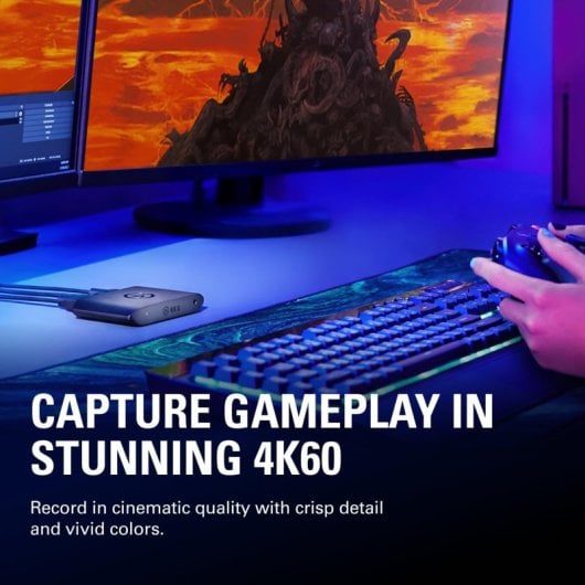 Capturadora Elgato 4K S 4K60 HDR10 USB-C Latencia Casi Nula