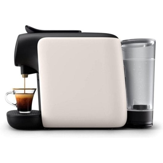 Philips L'OR Barista Cafetera de Cápsulas 19 Bar Blanco Satinado + 50 Cápsulas