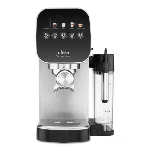 Cafetera Espresso Sienna Latte 0,9L 20 bares con tanque de leche 400ml