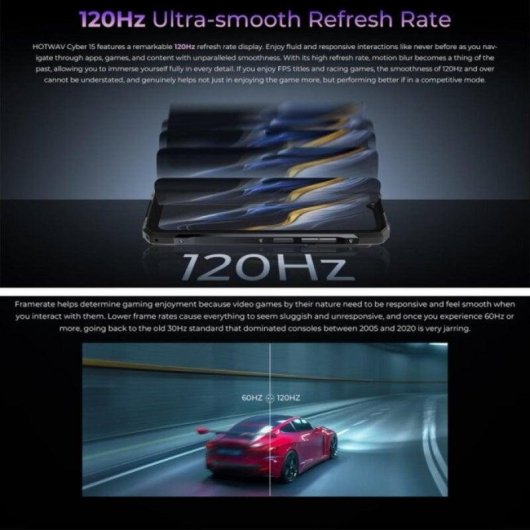 HOTWAV Cyber 15 4G 12GB 256GB 6.6" Doré