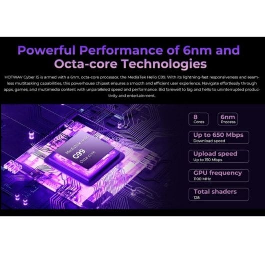 Smartphone HOTWAV Cyber 15 12GB RAM 256GB 4G 200MP GPS NFC Android 13