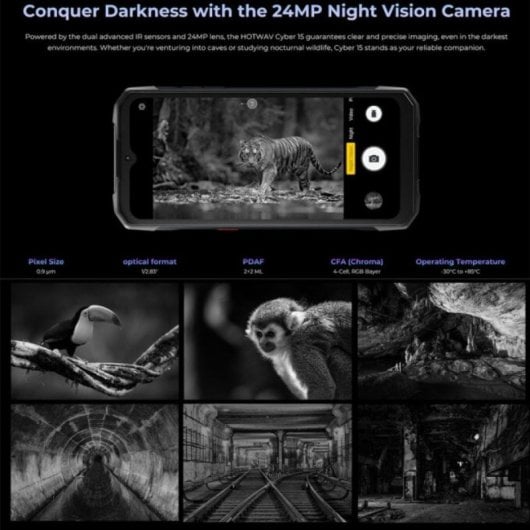 Smartphone HOTWAV Cyber 15 12GB RAM 256GB 4G 200MP GPS NFC Android 13