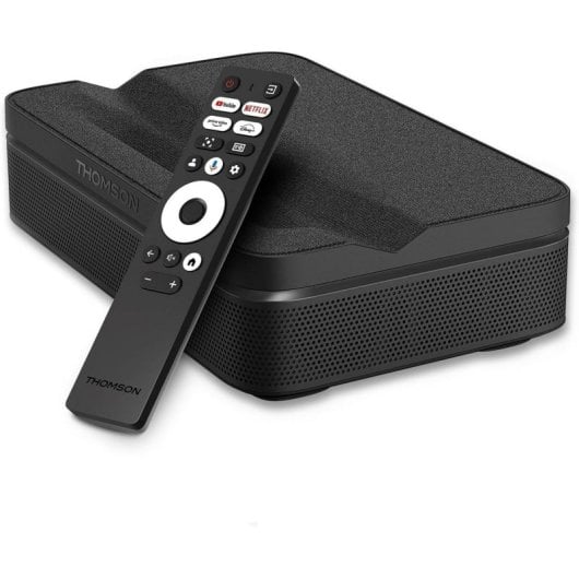Projecteur Thomson Sirius 1080p 600 Lumens Laser DLP PG55B Google TV Batterie HDR10+ Dolby Audio Autofocus